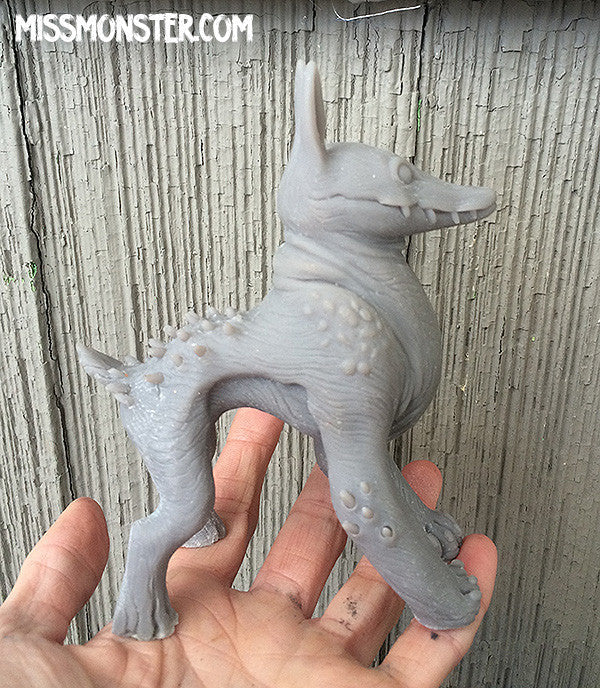 CRAGNOG- CAST ART TOY- COPPER HIDE