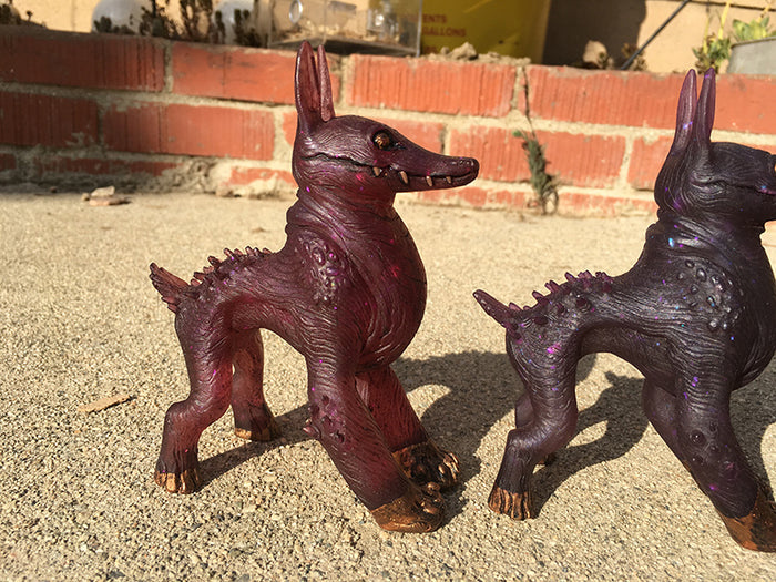 CRAGNOG PAINTED ART TOY- GOLD FEETS!