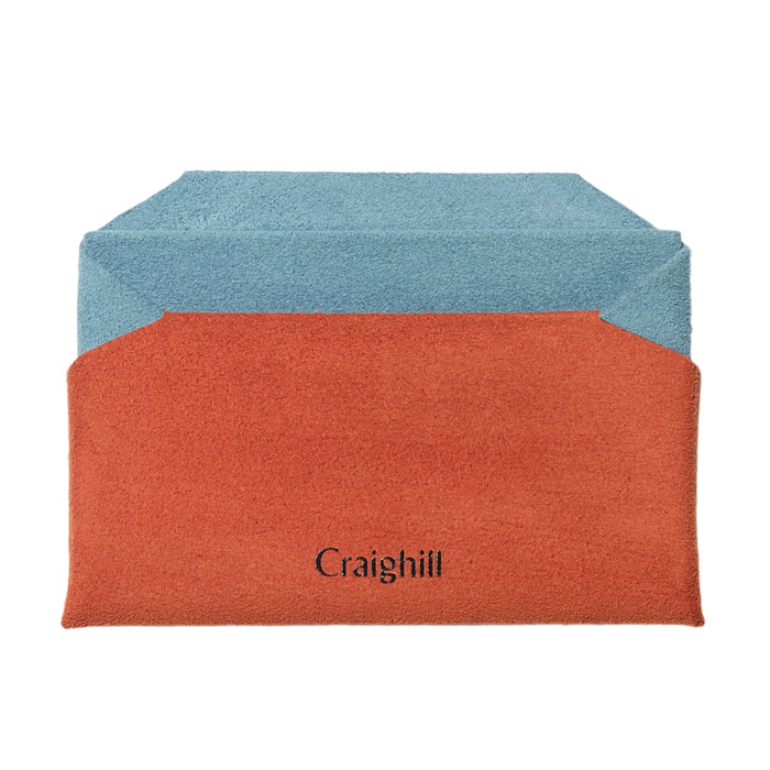 Craighill Batten Card Wallet Sky + Orange