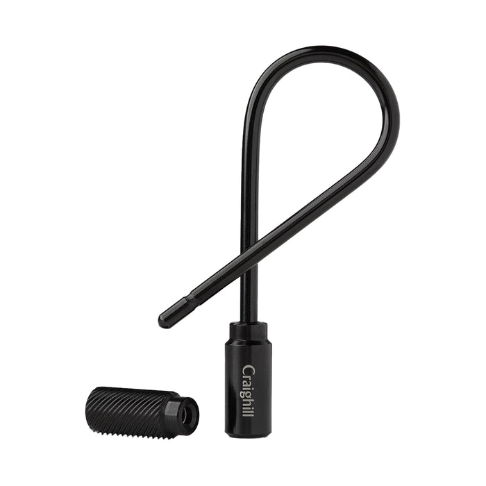 Craighill Closed Helix Keyring Vapor Black