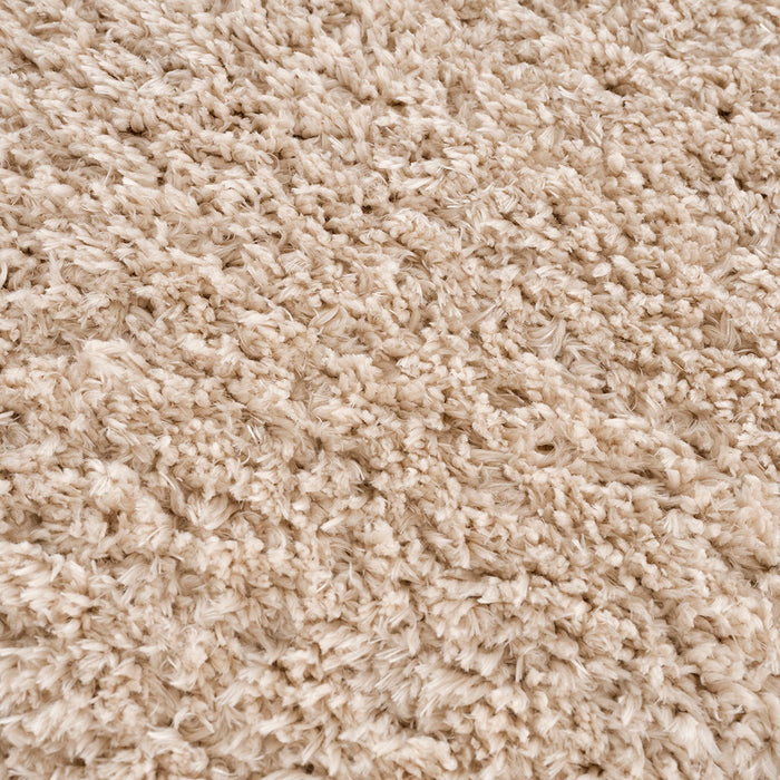 Cream Shag Area Rug