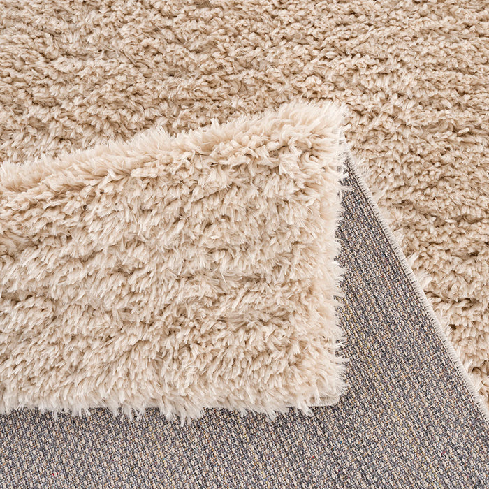 Cream Shag Area Rug
