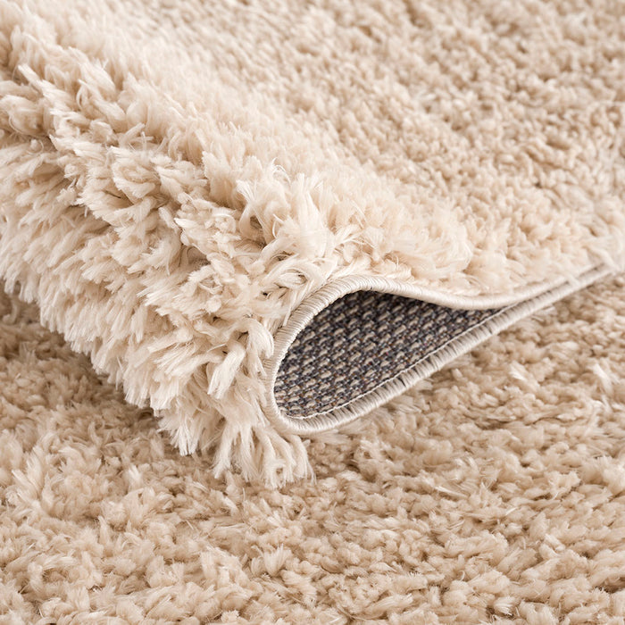 Cream Shag Area Rug