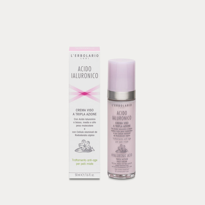 Crema Viso per Pelli Miste Acido Ialuronico
