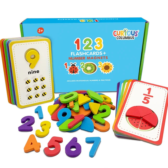 Curious Columbus - Numbers Flash Cards