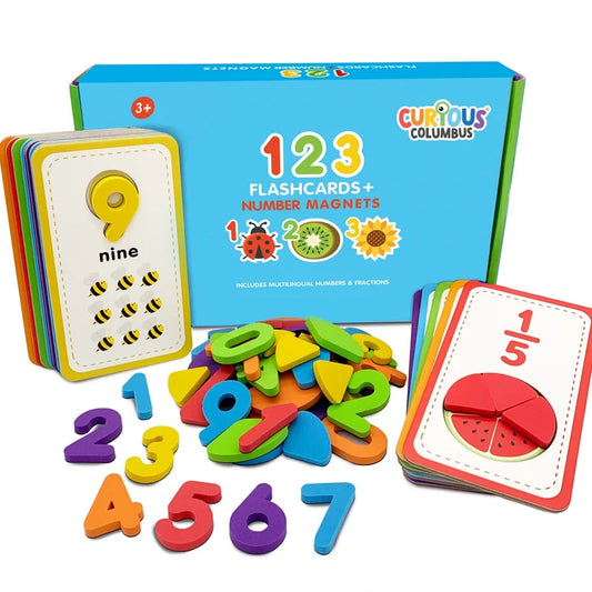 Curious Columbus - Numbers Flash Cards