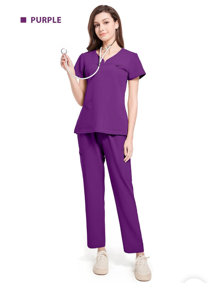 Purple / Custom size(Chest, Waist, Hip, Pant length)