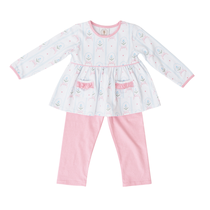 Cypress Row Rose Cameo Londyn Legging Set-Pink