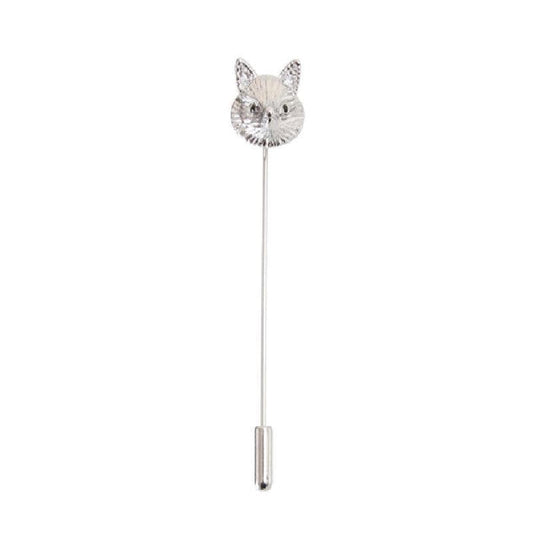 Dalaco Rhodium Plated Fox Head Lapel PinIntroducing our Rhodium-Plated Fox Head Lapel Pin—a refined accessory designed to add a touch of elegance to your attire.
Key Features:


Design: This lapel pin featLapel PinDalacoTheodore Men's JewelryDalaco Rhodium Plated