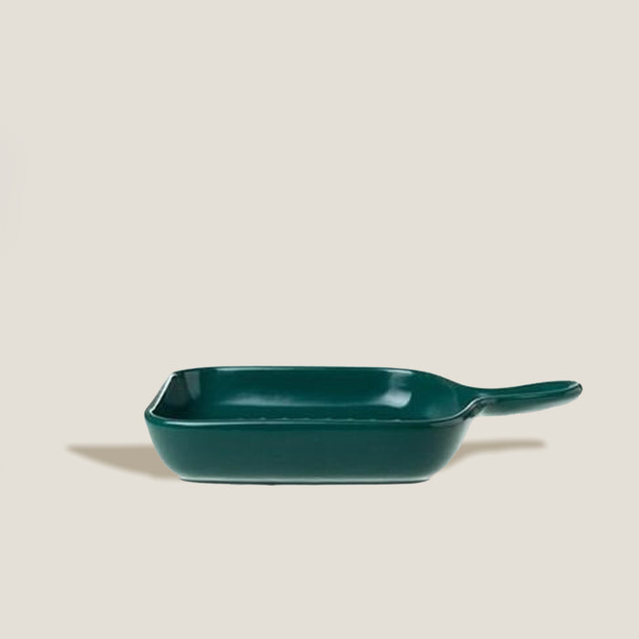 Dark Green Baking Tray Plate