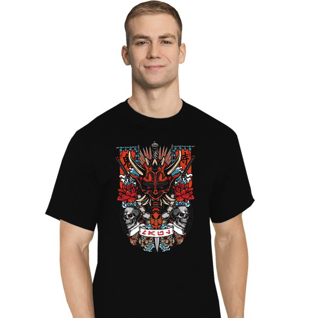 Shirts T-Shirts, Tall / Large / Black Dark Side Akuma