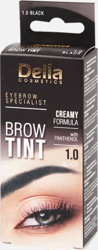 Delia Cameleo eyebrow tint 1.0 Black - Delia cosmetics 15 ml