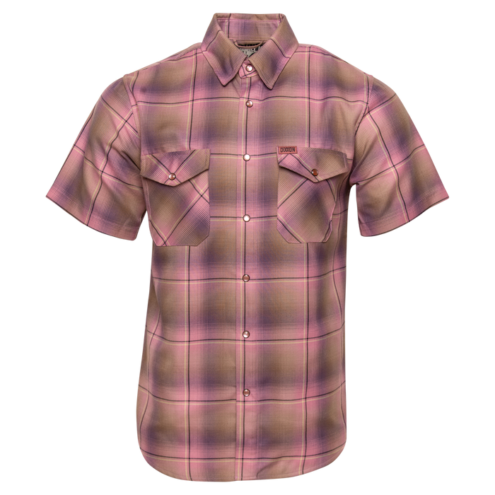 Desert Rose Short Sleeve Flannel