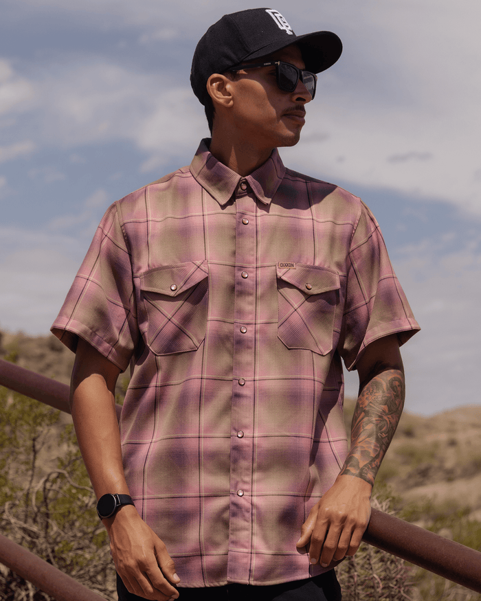 Desert Rose Short Sleeve Flannel - Dixxon Flannel Co.