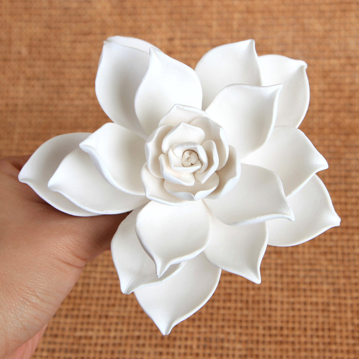 Gumpaste Succulent Sugarflower cake topper perfect for cake decorating fondant cakes & wedding cakes. | CaljavaOnline.com