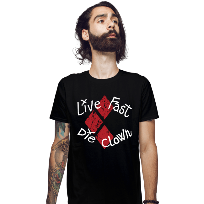Secret_Shirts Fitted Shirts, Mens / Small / Black Die Clown