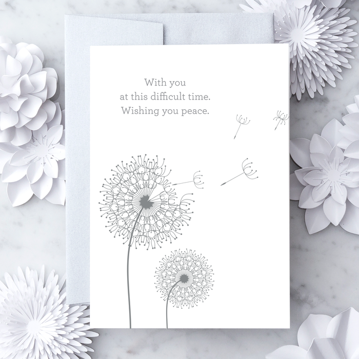 Difficult Time Sympathy Card