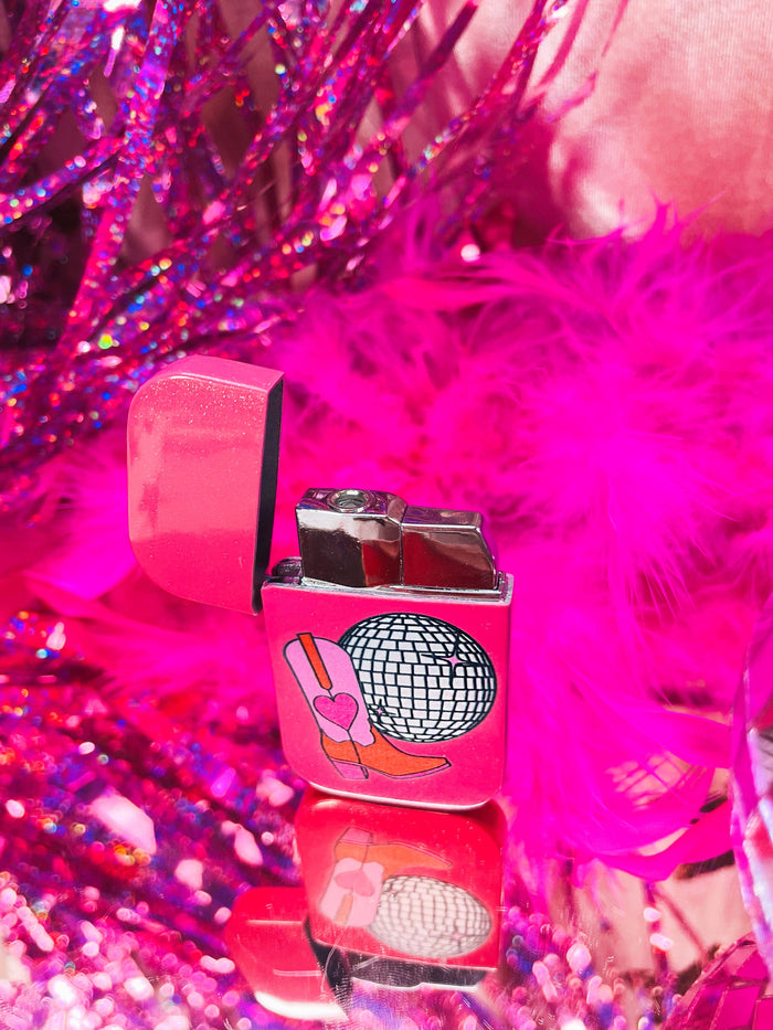 Disco Cowgirl Lighter (refillable)