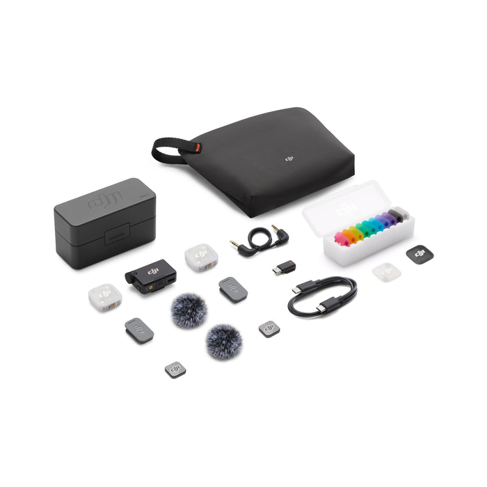 DJI Mic Mini 2 Wireless Microphone (2 TX + 1 RX + Charging Case)