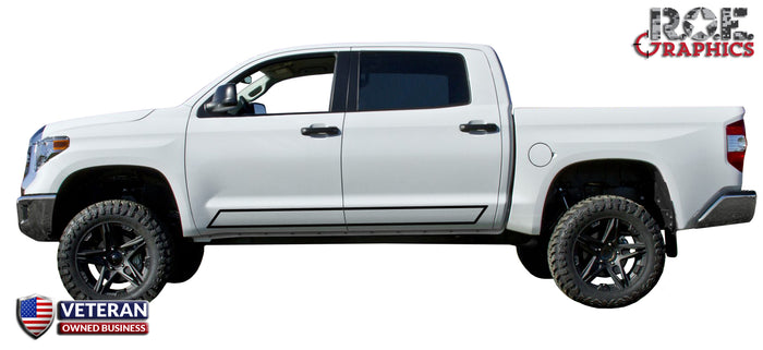 Door stripe Kit Decals Vinyl Stickers Bedside Set: fits Toyota Tundra trucks