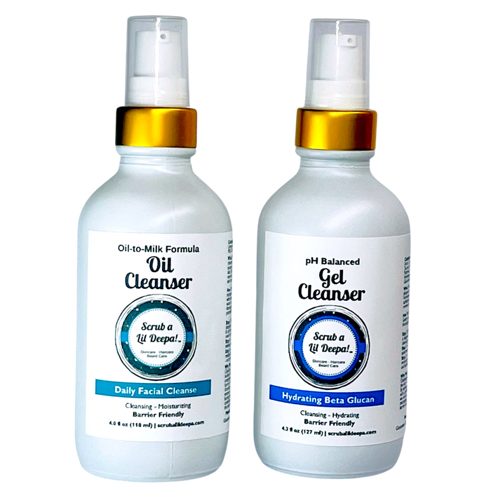 Double Cleanse - Milky Oil Cleanser & pH Balanced Gel Cleanser