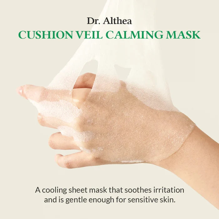 DR ALTHEA CUSHION VEIL CALMING MASK Sheet Mask قناع ورقي للبشرة من دكتر الثيا