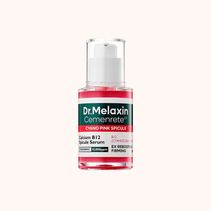 DR MELAXIN  Calcium Cemenrete Cyano Pink Spicule Serum Calcium B12 Spocule Serum سيروم البشرة من دكتر ميلاكسين