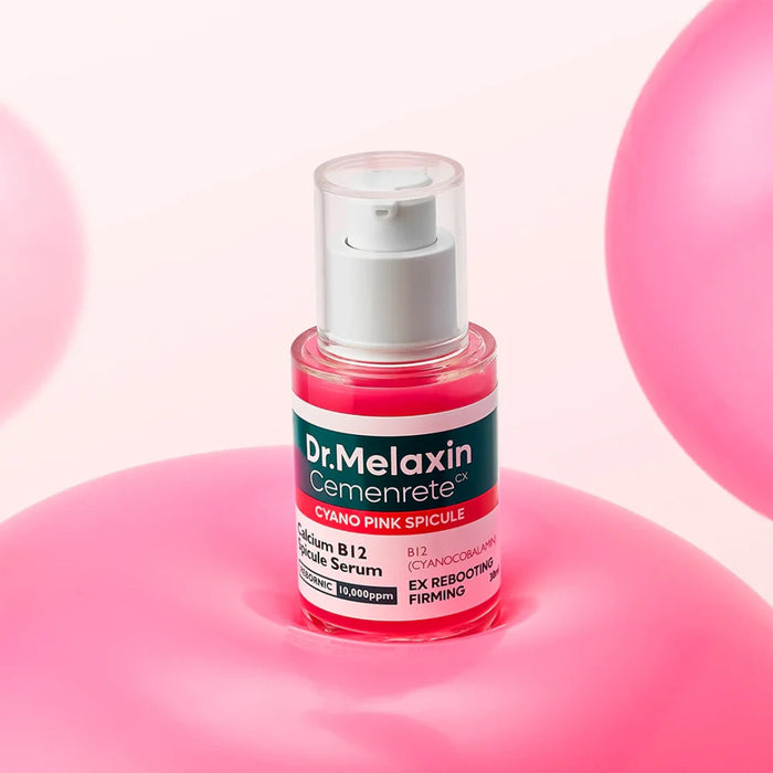 DR MELAXIN  Calcium Cemenrete Cyano Pink Spicule Serum Calcium B12 Spocule Serum سيروم البشرة من دكتر ميلاكسين