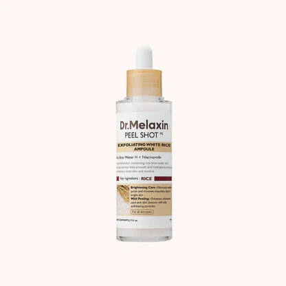 DR MELAXIN Peel Shot Exfoliating White Rice Ampoule سيروم الارز من دكتر ميلاكسين