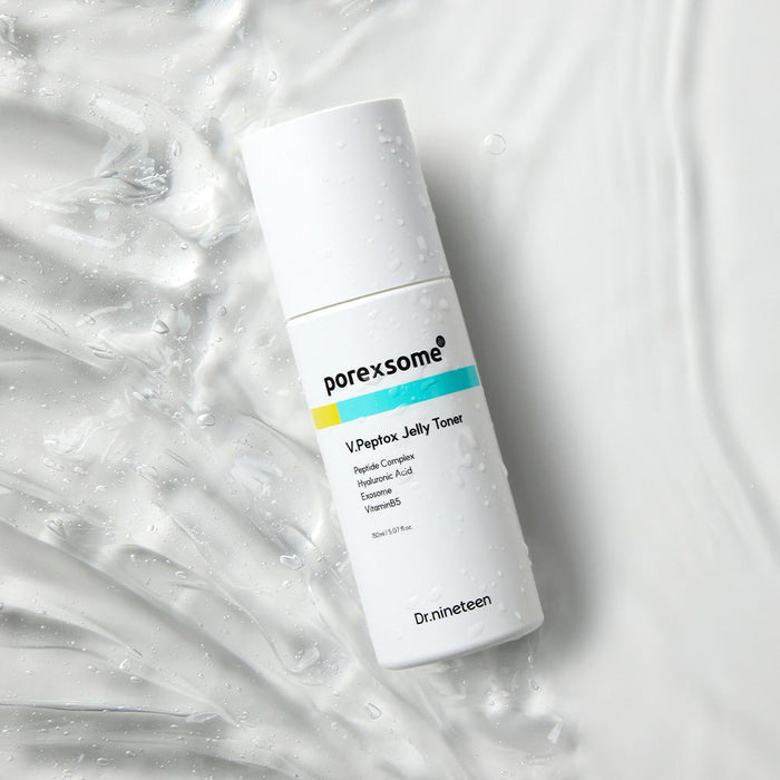 Dr. Nineteen PoreXsome V.Peptox Jelly Toner 150ml تونر جيلي من دكتور ناينتين بور إكسوم في. بيبتوكس - Princess Cosmetics Qatar