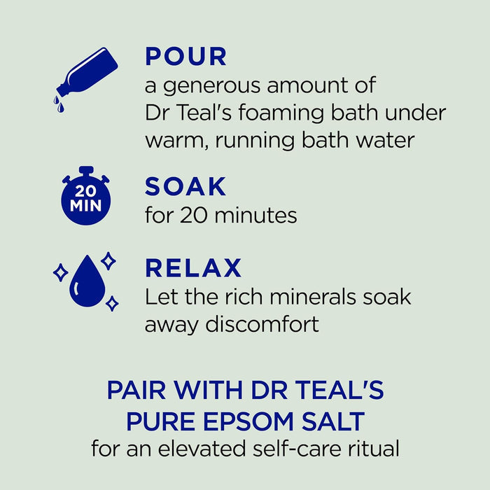 Dr Teal's Relax & Relief Foaming Bath 1L
