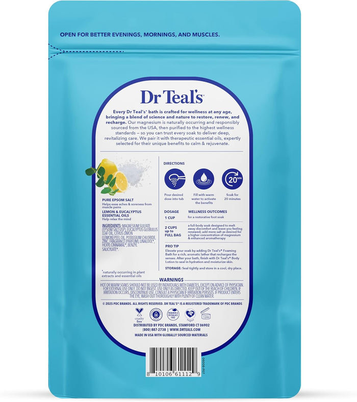 Dr Teals Restorative Minerals Epsom Salts 3lb 1.36kg