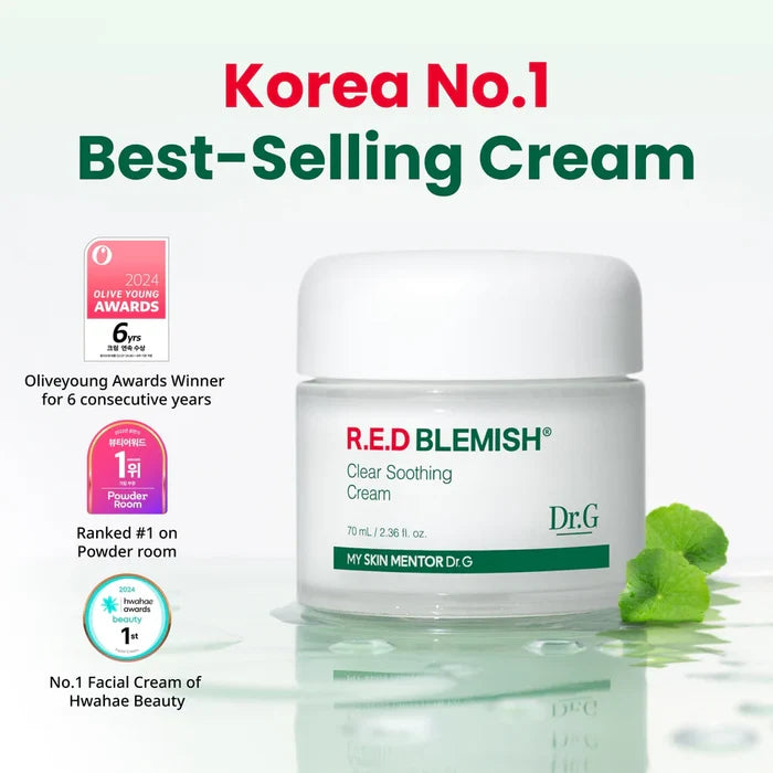 Dr.G R.E.D Blemish Clear Soothing Cream 70ml | VGLE Beauty Canada