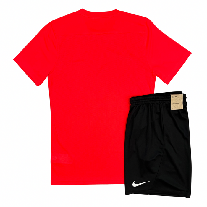 Nike Dri-Fit Tshirt / Shorts Set - Red Crimson/Black