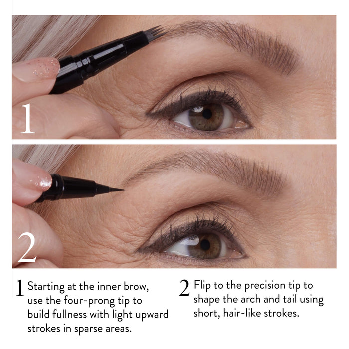 Dual-Ended Brow Sculpting Marker How to apply