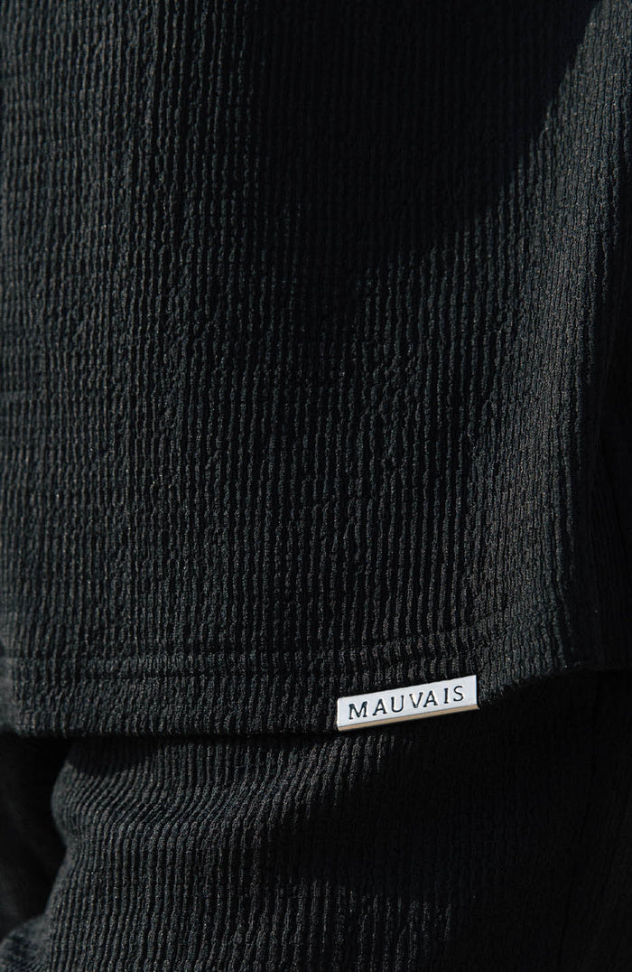 Eivissa Relaxed Fit Shirt in Black
