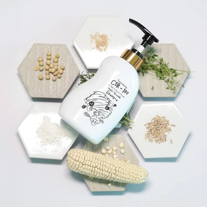 ELIZAVECCA cer 100 collagen coating hair a+ muscle hell tornado shampoo شامبو الشعر بالكولاجين من ايليزافيكا