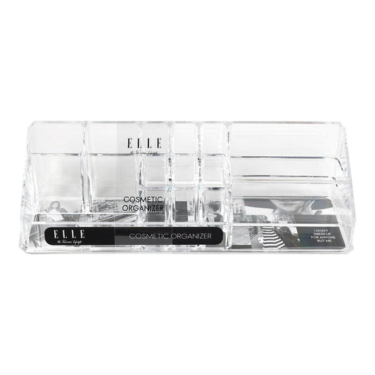 Elle Clear Cosmetic Organizer Multi Compartment - ikatehouse
