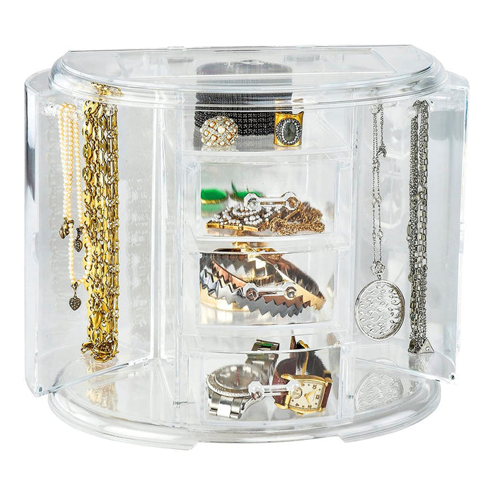 ELLE the Parisians Lifestyle Acrylic Jewelry Organizer - ikatehouse