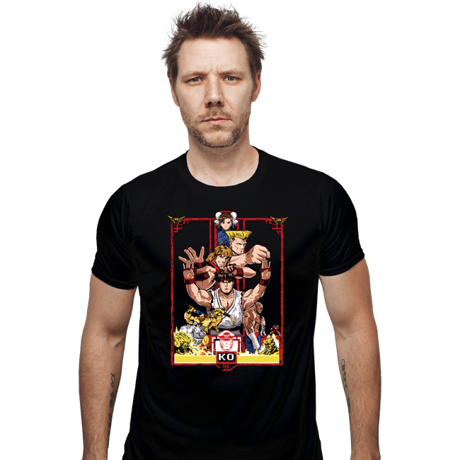Secret_Shirts Fitted Shirts, Mens / Small / Black Enter The Street Fighter