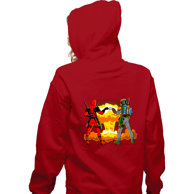 Zippered Hoodies, Unisex / Small / Red