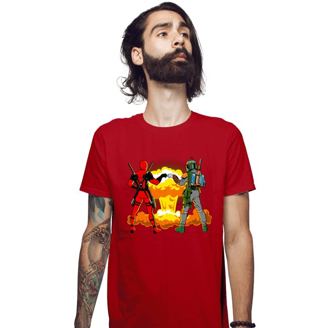 Shirts Fitted Shirts, Mens / Small / Red Epic Bro Fist