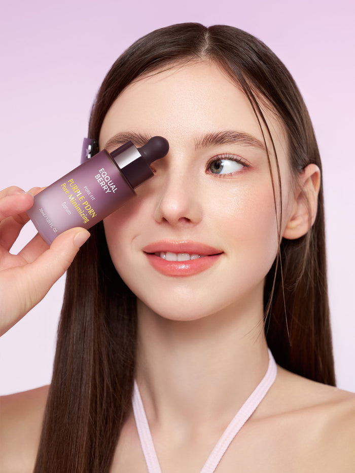 EQQUAL BERRY Purple Pdrn Pore Minimizing Serum Pore Fit Rice Pdrn سيروم الارز البنفسجي من ايكوال بيري