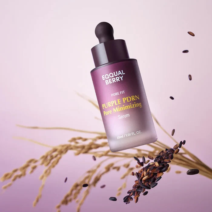 EQQUAL BERRY Purple Pdrn Pore Minimizing Serum Pore Fit Rice Pdrn سيروم الارز البنفسجي من ايكوال بيري