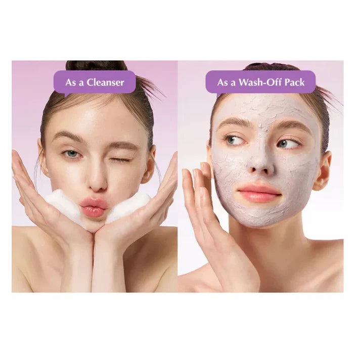 EQQUAL BERRY Purple Rice Pore Purifying Pack Cleanser Pore Fit Sea Silt Clay غسول البشرة بالارز البنفسجي