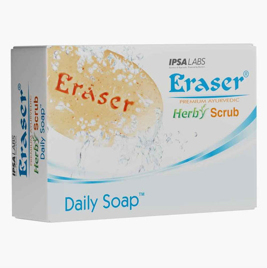 Eraser Ayurvedic Herby Scrub Soap - 75 GM