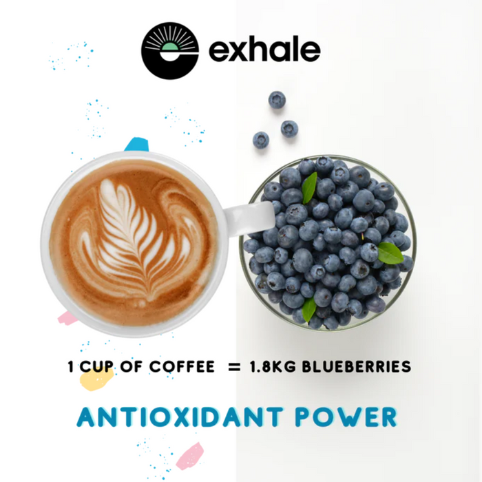 Exhale Organic Decaf Whole Bean Coffee 450g