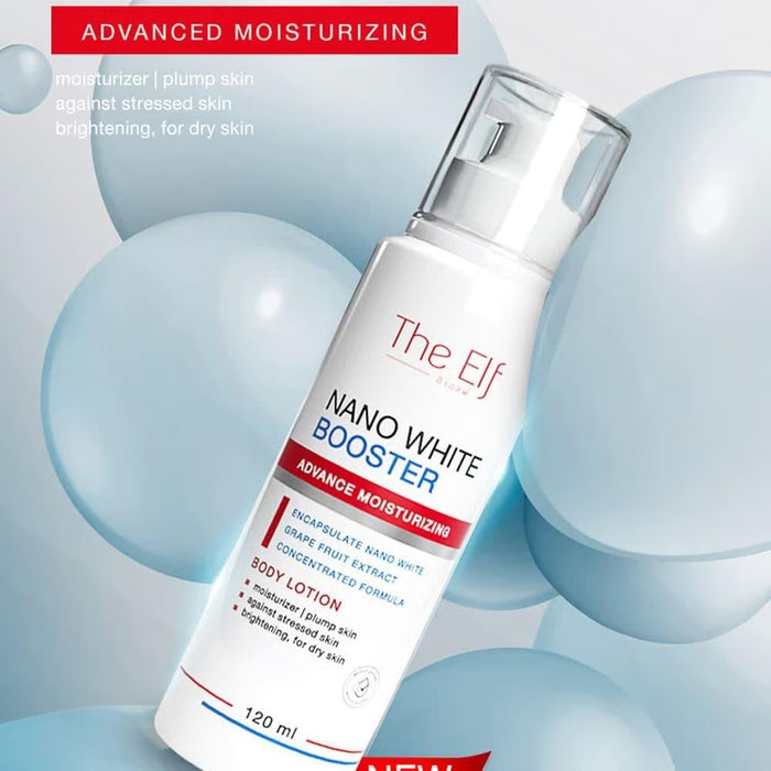 The Elf Nano White Booster Body Lotion 120ml لوشن الجسم إلف نانو وايت بوستر - Princess Cosmetics Qatar