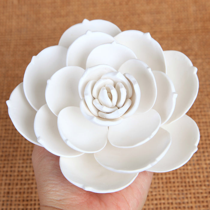 Gumpaste Succulent Sugarflower cake topper perfect for cake decorating fondant cakes & wedding cakes. | CaljavaOnline.com