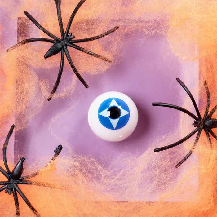 EyeCandys Cosplay 001 Blue 4-Point Star Color Contact Lens - EyeCandys